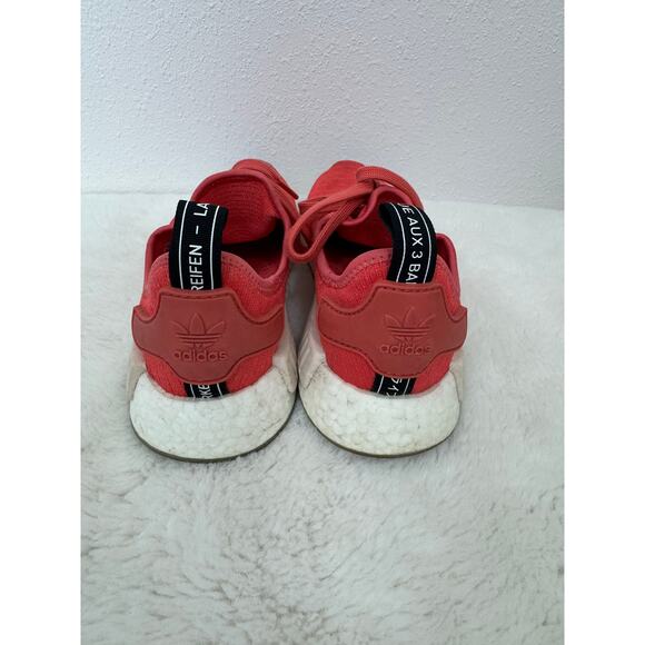 Adidas NMD R1 Women’s Size 7 Coral Red Boost Sneakers - Picture 6 of 7